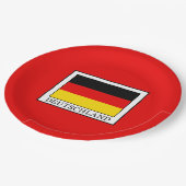 Deutschland Papieren Bordje (Gekanteld)