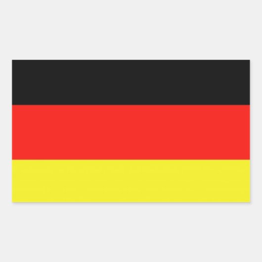 Deutschland Rechthoekige Sticker (Voorkant)