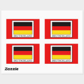Deutschland Rechthoekige Sticker (Vel)