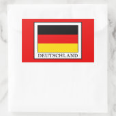 Deutschland Rechthoekige Sticker (Tas)