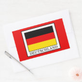 Deutschland Rechthoekige Sticker (Envelop)
