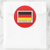 Deutschland Ronde Sticker (Tas)