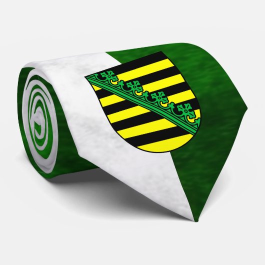 " Deutschland SACHSEN Krawatte ... " Stropdas (Opgerold)