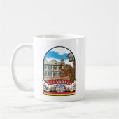Deutschland Schwabach Vintage souvenir Koffiemok (Links)