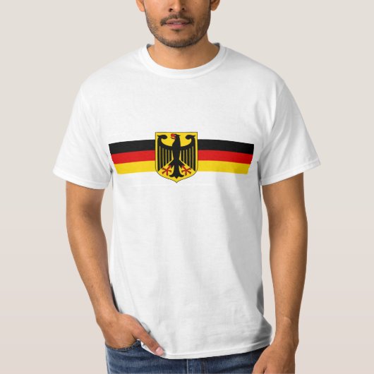 Deutschland soccer fussball #3 t-shirt (Voorkant)