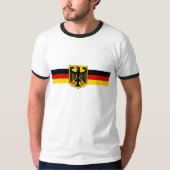 Deutschland soccer fussball #3 t-shirt (Voorkant)