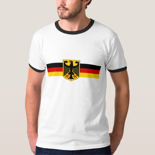 Deutschland soccer fussball #3 t-shirt (Voorkant)