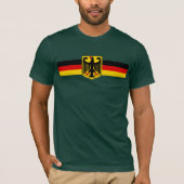 Deutschland soccer fussball #3 t-shirt (Voorkant)