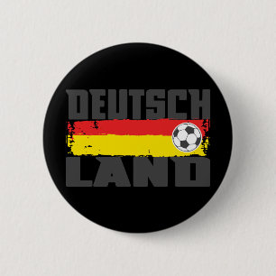 Deutschland Soccer Ronde Button 5,7 Cm