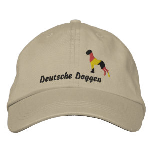Deutschland Stick Dogge Deutsche Doggen Embroider Geborduurde Pet
