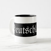 Deutschland Tweekleurige Koffiemok (Voorkant links)