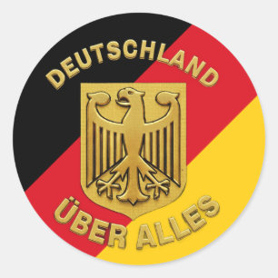 Deutschland Über Alles Ronde Sticker