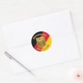 Deutschland Über Alles Ronde Sticker (Envelop)