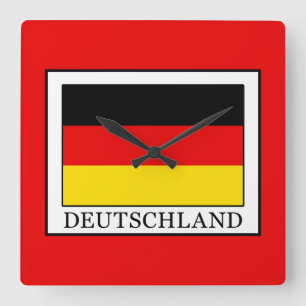 Deutschland Vierkante Klok