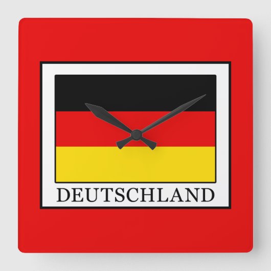 Deutschland Vierkante Klok (Voorkant)