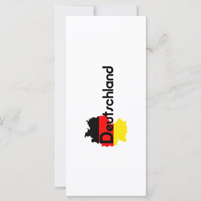 Deutschland vlag kleuren! (Voorkant)