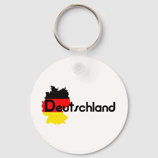 Deutschland vlag kleuren! sleutelhanger (Voorkant)