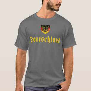 Deutschland Vlag van duits waar ik van Duitsland h T-shirt