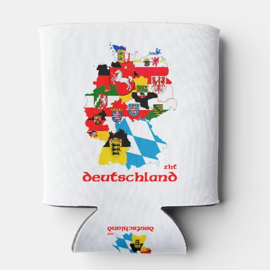 Deutschland vlaggen blikjeskoeler (Achterkant)