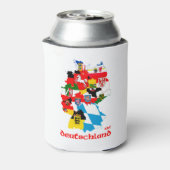 Deutschland vlaggen blikjeskoeler (Blikje Achterkant)