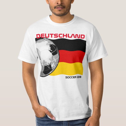 Deutschland Voetbal T-shirt (Voorkant)