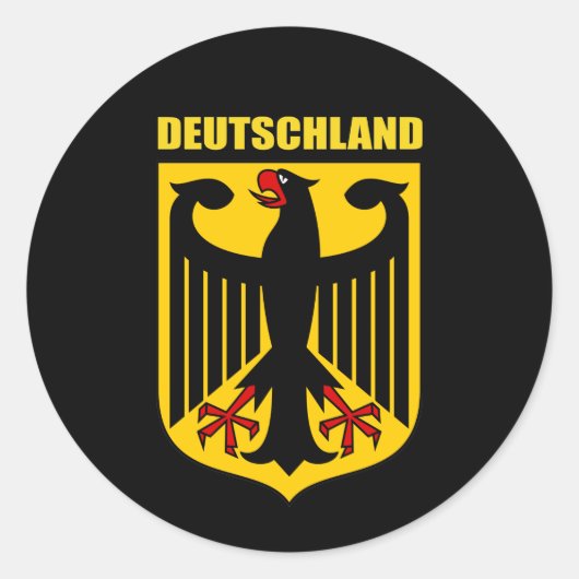 Deutschland wapenstilstand ronde sticker (Voorkant)