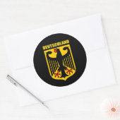 Deutschland wapenstilstand ronde sticker (Envelop)