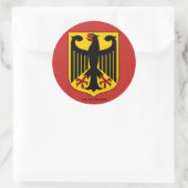 Deutschland Wappen Großer Aufkleber Ronde Sticker (Tas)