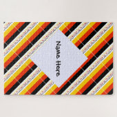 Deutsland en Duitse vlag gepersonaliseerd Legpuzzel (Horizontaal)