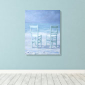 Deux Canvas Afdruk (Insitu (Houten vloer))