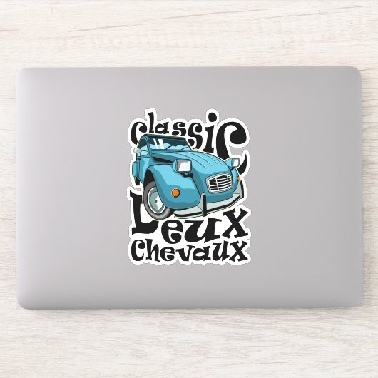 Deux Chevaux Sticker (Computer)