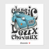 Deux Chevaux Sticker (Vel)
