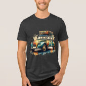 Deux Chevaux Tri-Blend Shirt (Voorkant)