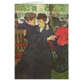 Deux femmes dansant - Art Card