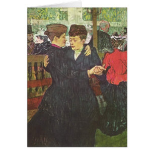 Deux femmes dansant - Art Card