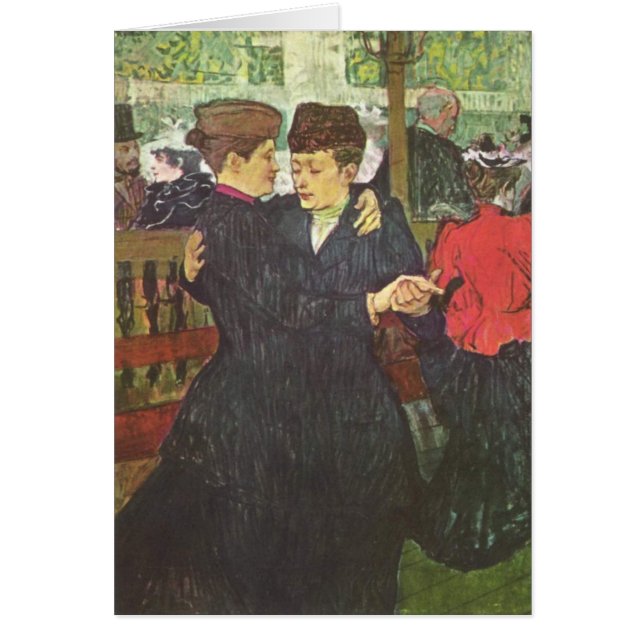 Deux femmes dansant - Art Card (Voorkant)