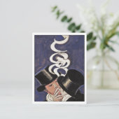 Deux Fumeurs door Cappiello Briefkaart (Staand voorkant)