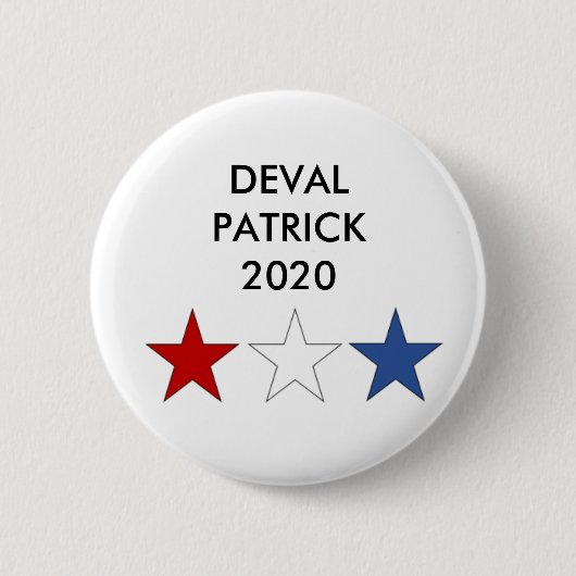 DEVAL PATRICK 2020 Presidential Button (Voorkant)