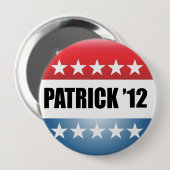 DEVAL PATRICK RONDE BUTTON 4,0 CM (Voorkant /achterkant)
