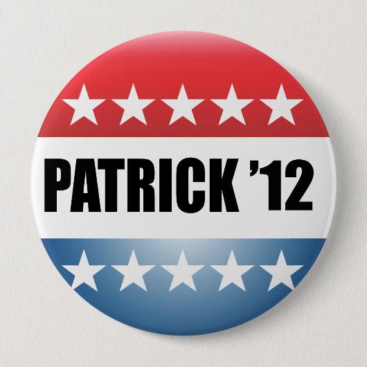 DEVAL PATRICK RONDE BUTTON 4,0 CM (Voorkant)