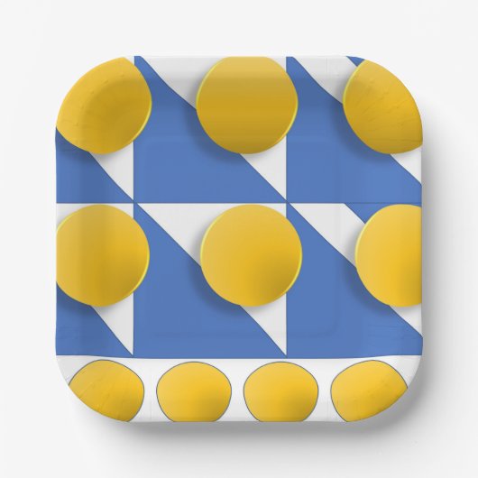 DeVal's papieren Borden Papieren Bordje (Voorkant)