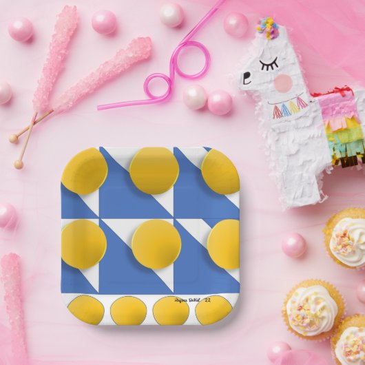 DeVal's papieren Borden Papieren Bordje (Feest)