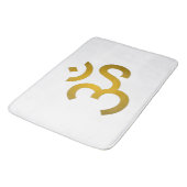 Devanagari Om Badmat (Gekanteld)