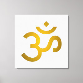 Devanagari om  canvas afdruk