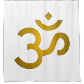 Devanagari om Douchegordijn (Voorkant)