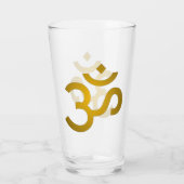Devanagari om glas (Achterkant)