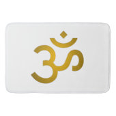 Devanagari Om - White Badmat (Voorkant)