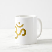 Devanagari om - White Koffiemok (Voorkant rechts)