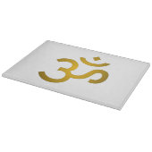 Devanagari om - White Snijplank (Hoek)