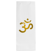 Devanagari om  wijn cadeautas (Achterkant)